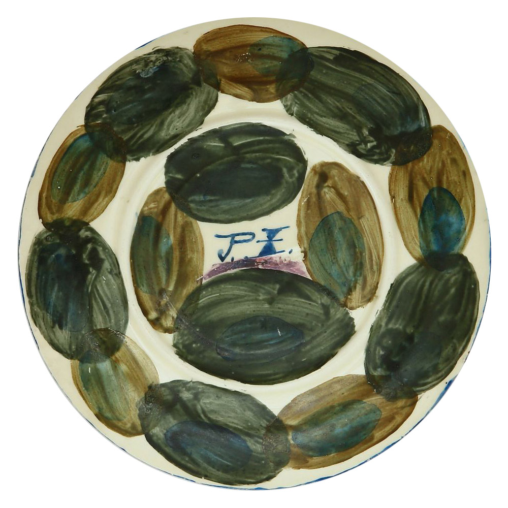 John Pearson ceramic plate, Guild of Handicrafts